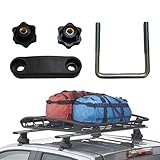 Dachträger-Montageklammern für Dachträger, sichere Träger, Universal-Rackklammern, verstellbarer Verriegelungsmechanismus, langlebige Befestigungen für