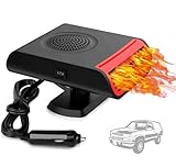 Showvigor 12V Autoheizung, Auto Heizlüfter, Tragbare Autoheizung Anti-Beschlag Windschutzscheibe Defroster, vine3