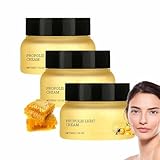 Omexry Royal Jelly Gesichtscreme, Bienen-Gesichtscreme, Anti-Aging, Straffende Feuchtigkeitscreme, Bienengift Gesichtslifting-Creme, Anti-Falten-Honigcreme für Frauen und Männer (3 Stück)