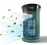 Tragbarer Klimaanlagen Ventilator, USB-betriebener Luftkühler, Luftbefeuchter, persönlicher Mini-Luftkühler, ultra-leiser Kühlventilator für Familie, Reisen