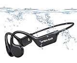 Relxhome Schwimmen Kopfhörer, Knochenschall Kopfhörer Eingebaute 32GB Speicher, MP3 Sport Kopfhörer Bluetooth 5.3, IPX8 Wasserdicht, 10 Stunden Spielzeit, Open Ear Kopfhörer für Schwimmen Laufen