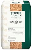 Fuchs Professional - Senfkörner, ganz | Zum Mörsern für Marinaden, Suppen und Saucen | Profi-Qualität für Großverbraucher | 1,1 kg im recyclebaren Beutel