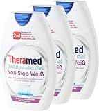 3x Theramed Non-Stop White Antibakterieller-schutz 2 in1 Zahncreme Mundspülung