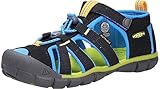KEEN Seacamp 2 Cnx Unisex Kinder Sandalen , Schwarz Black Brilliant Blue, 35 EU
