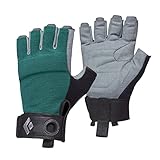 Black Diamond Women's Crag Half-Finger Gloves Kletter-Handschuhe, Raging Sea, Medium