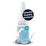 Hundepflege24 Wundspray Hund - Desinfiziert, beruhigt, pflegt & schützt Wunden Aller Art ohne zu Brennen - 125ml mit bewährten Wirkstoffen Wundspray für Hunde - Pflege & Wunddesinfektion Hund