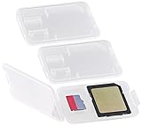 Merox Sd Kartenbox: Speicherkartenbox für SD-, miniSD-, microSD-, MMC-Karten, 3er-Set (Micro Sd Organizer, Speicherkarten-Organizer, Mini Karte)