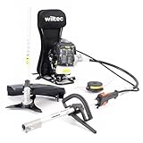 Wiltec 2-in-1 Multifunktionsgerät mit 2-Takt-Motor mit Rucksack, Backpacker Multigartengerät, Multitool Gartenwerkzeug mit u.a. Rasentrimmer