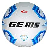 GEMS UN07-0302 OLIMPISCH Academy Unisex Freizeitfußball Weiss/BLAU Größe 5