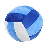 SHINEOFI Fluffy Volleyball Plüschkissen Rundes Sitz Dekokissen mit Weicher Pp baumwollfüllung Kuscheliges Volleyballspielzeug und Geschenk für Fans Dekoratives Sportmaskottchen