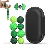 Jastown 8 Stück Magnetische Fidget Kugeln, Anti-Stress Sensorik Spielzeug aus Silikon, Magnetische Kugeln für Erwachsene & Kinder, Stressabbau & Entspannung, Motorikspielzeug für Zuhause & Büro