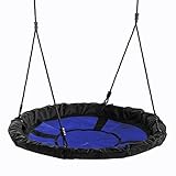 WICKEY Doppelte Schaukelfreude mit der Nestschaukel Swibee - Wasserdicht, verstellbare Seillänge, für 2 Kinder - Kinderschaukel - Spaß und Sicherheit im Freien