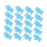 SHINEOFI 100 Stück Handabdeckung einmalhandschuhe Spülhandschuhe Haushaltshandschuhe Schutzhandschuhe Einweg PSA- reinigen wegwerfbar Blau