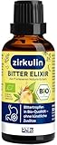 Zirkulin Bitter-Elixir – Bio Bittertropfen 50ml - Bitterstoffe aus 11 erlesenen Kräutern 4-8:1 Extrakt – Hildegard von Bingen – vegan, zuckerfrei – Reichweite 1.800 Tropfen