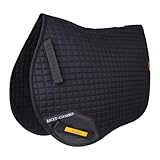 Reitbare Sattelunterlage, Allround Englisch Sattelunterlage, dicke Pferdesattelunterlage zur Verletzungsprävention, atmungsaktive hypoallergene stoßdämpfende Polsterung für den Komfort des Pferdes