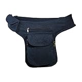 Kunst und Magie Goa Schulter-Bauchtasche Gürteltasche Hippie PSY Farbe:Black/Schwarz