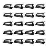 20 Stück Kabel-Clips Selbst-Kabelhalter für Home Office Kabelmanagement und Drahtorganisation, um Kabelsalat und Schäden zu verhindern (schwarz)