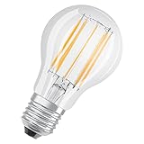 OSRAM Filament LED Lampe mit E27 Sockel, klassiche Birnenform, Kaltweiss (4000K), 11 W, Ersatz für 100-W-Glühbirne, LED Filament CLASSIC A