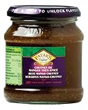 PATAKs Hot Mango Chutney, scharf, fruchtig-süß, Ideal zum Würzen von Fleisch, Fisch, Käse oder als Dip, 1 x 340 g