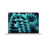 Apple MacBook Air (15', Apple M4 Chip mit 10‑Core CPU und 10‑Core GPU, 16GB Gemeinsamer Arbeitsspeicher, 512 GB) - Silber