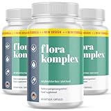 Flora Kapseln Komplex - 60 Kapseln pro Dose | Geschmacksneutral - Für Männer und Frauen 3x