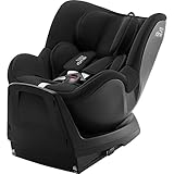 BRITAX RÖMER Reboarder DUALFIX PLUS, inklusive Neugeboreneneinsatz und ISOFIX, für Kinder von 40-105 cm (i-Size), Geburt - 4 Jahre, Space Black