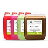 Slush-Sirup Eis 4×5 L Mix-Set – Cola, Waldmeister, Kirsche & Erdbeere | Konzentrat | Azo und Glycerin frei | Angebot-Set | Perfekt für Ninja Slushy Maschine