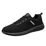 Damen Walkingschuhe Weiche Schnürschuhe Frühling Hallenturnschuhe Slip on Straßenlaufschuhe Freizeit Arbeitsschuhe Cushion Sommerschuhe Sommer Diabetiker Schuhe Lässige Gym Schuhe Slip on Schuhe