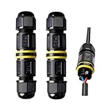 Kabelverbinder & Abzweigdose Wasserdicht IP68, 3-Polig kabelverbindung für Kabeldurchmesser Ø3-9 mm, Kabel verbinder für Verbinden Sie Kabel im Haus, im Freien oder erdkabel, Flammhemmendes