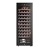 Haier HWS58GGH1 Weinklimaschrank 50 SERIE 3 / Anzahl Flaschen max. 58/1 Zone/WiFi & hOn-App/Vibrationsarmer Kompressor/UV-undurchlässige Glastür / 10 Holzablagen/LED-Beleuchtung