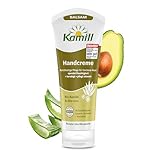 Kamill Handcreme Balsam 100ml – vegane Creme – Hand- & Nagelpflege mit Bio- Kamille und Avocadoöl in Reisegröße – beruhigend, reparierend & feuchtigkeitsspendend