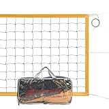 SIVENKE Volleyball Netz Faltbar Aufgerüstet Volleyballnetz 9.5m x 1m Volleyball Ersatznetz Garten/Strand Sport Net für Federball Tennis Volleyball inkl. Tragetasche