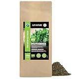 Alpi Nature Pfefferminztee BIO 100g, Tee Pfefferminze getrocknet, Minzblätter geschnitten, bio Minze getrocknet