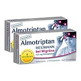 Doppelpack Set mit ALMOTRIPTAN Heumann bei Migräne 12,5 mg Filmtabl. (2x2 St)
