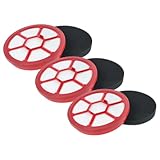 vhbw 3x Motorschutz-Filter kompatibel mit Dirt Devil Infinity Rebel 52, 54, DD5501, DD5550, DD5254, 50, DD5254-01, DD5500 Staubsauger