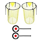 Fußballzielnetz | Fußballtrainingshilfen | Einfache Anbringen von Abnahmebetriebe für das Training im Hinterhof, Sportspiele, Carnival Party.