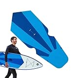 Weppduk Skimboard-Traktionspads, Skimboard-Griffpad - Paddle Board Rutschfestes Pad Eva-Schaum | Rutschfestes, zuschneidbares Deckblatt, vorderes Heckpolster, starker Kleber für Skimboards,