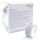 Pflaster Rolle 6cm x 5m, Elastischer Wundverband, Pflaster Box Wundpflaster Heftpflaster, hypoallergen, atmungsaktiv, Weiß Starke Klebekraft (6cm x 5m)