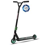 Habib Gruppe Stunt Scooter für Kinder & Einsteiger | TÜV-geprüft, 360° Lenkung & 110mm Räder | Leichter Trick Roller für Anfänger, Robust & Sicher, Belastbar bis 60kg - (Grün)