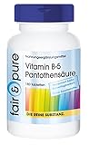 Fair & Pure® - Vitamin B5 Tabletten 200mg Pantothensäure - 180 Tabletten - vegan - ohne Magnesiumstearat