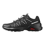 Salomon Speedcross Peak Herren Trail-Laufschuhe, Präzise Passform, Geländegängiger Schutz, Aktiver Grip, Black, 49 1/3