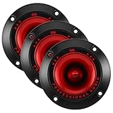 PRETYZOOM 3 Stück Piezoelektrische Hochtöner Hornlautsprecher Hochtemperaturbeständig Kompakt für Bühnen Soundsysteme und Subwoofer Sound Requisiten
