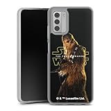 DeinDesign Silikon Hülle kompatibel mit Nokia G 42 5G Case transparent Handyhülle Chewbacca Star Wars