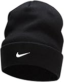 Nike FB6527-010 U NK Peak Beanie SC MTSWSH L Hat Unisex Adult Black/METALLIC Silver Größe 1SIZE