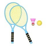 DRESSOOS Fitness Tennisschläger Set Mit Netztasche Eltern Kind Sportspielzeug Für Kinder Outdoor Spielzeug Zufällige Farbe 1 Satz