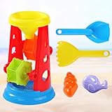 WassermüHle Kinder, SandmüHle Kinder SandmüHle Strandspielzeug Sandspielzeug Sandspielzeug Pastell Sandelsachen SandmüHle Spielstabil Wasser & SandmüHle Set für Kinder WassermüHle Strandspielzeug Sand