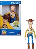 Disney Pixar HFY26 -Große Disney Pixar Woody-Actionfigur, ca. 31 cm, super bewegliche, detailgetreue Sammelfigur aus Toy Story, Spielzeug für Kinder ab 3 Jahren