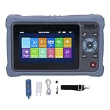 Klanata OTDR -Glasfaser -Tester mit optischer Strommesser, 4,3 -Zoll -Bildschirm 5 m bis 100 km, 1310 nm 1550 nm Wellenlängen, FC -LC -Adapter, 110 bis 240 V Stromversorgung für