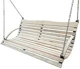 NEU Holz Hollywoodschaukel Bank Sitz ZUR SCHAUKEL 180 150 120 cm + Kette + KARABINER XXL (120)