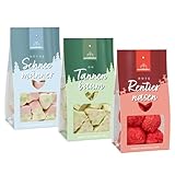 3er-Set Marshmallow Mix Weihnachten | leckere Marshmallows für Weihnachten | Geschenk zur Weihnachtszeit | Praktisches 3er Set Marshmallows zum Verschenken